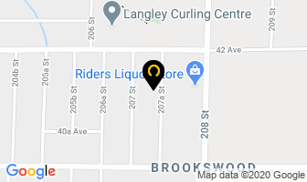 Langley Figure Skating Club in Langley map