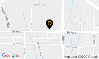 Langley Party Rentals Inc in Langley map