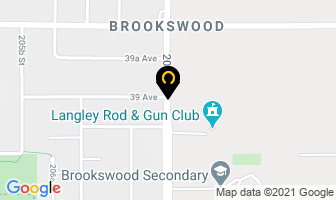 Langley Rod & Gun Club in Langley map