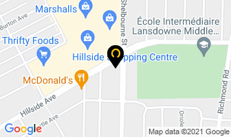 Lansdowne Walk In Clinic in Victoria map