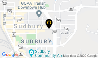 Larch Street Kids in Sudbury map