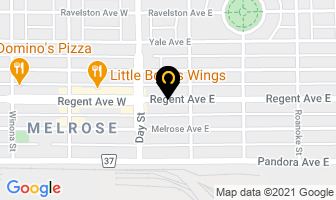 L'arche Winnipeg Inc Office in Winnipeg map