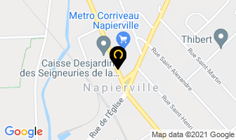 Lareau Assurance in Napierville map