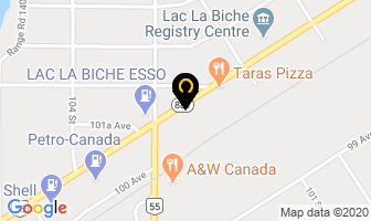 Larry's Autobody & Refinishing in Lac la Biche map