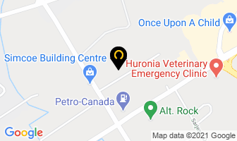 Larry's Custom Cupboards in Barrie map