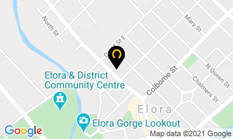 Larry's Family Place in Elora map