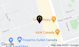 Lartom Auto Repair in Barrie map