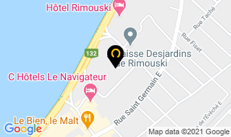 Laser Provue De L'est Du Qu&eacute;bec in Rimouski map