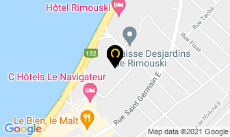 Laser Provue De L'est Du Qu&eacute;bec in Rimouski map