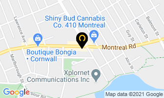 Laseright Services in Cornwall map