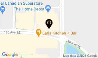 Lash And Sass in Calgary map