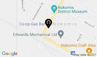Last Mountain Co-Operatives in Nokomis map