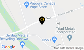 Late Gig Productions in Oshawa map