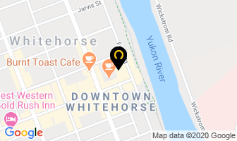 Latitude Destination Management in Whitehorse map