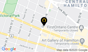 Latvian Credit Union in Hamilton map