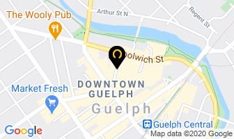 Lau Thomas Dr in Guelph map