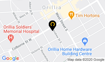 Laura Young in Orillia map