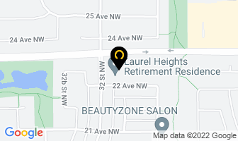 Laurel Heights Retirement Residence in Edmonton map