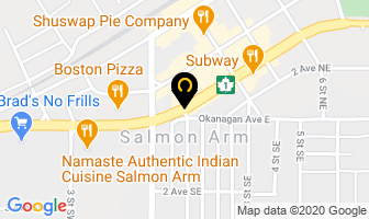 Lauridsen Dick Cat Work Ltd in Salmon Arm map