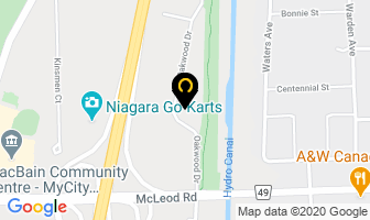 Laurie Ewart's Danceworks in Niagara Falls map