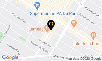 Laurier Gallerie in Montreal map