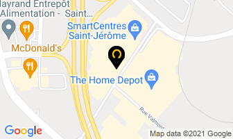 Laurier Optical Saint Jerome in Saint-Jérôme map