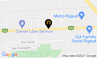 Lavage D'auto Speed in Rigaud map