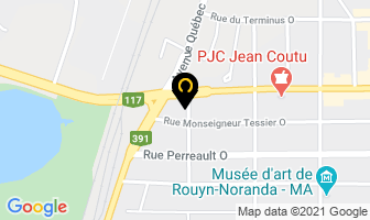 Lave-Auto 135 Enr in Rouyn-Noranda map