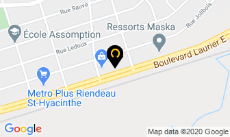 Lave-Auto Auto Look in Saint-Hyacinthe map