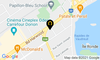 Lave Auto Performance in Vaudreuil-Dorion map