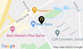 Lavish Nails in Barrie map