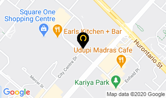 Law Broker in Mississauga map