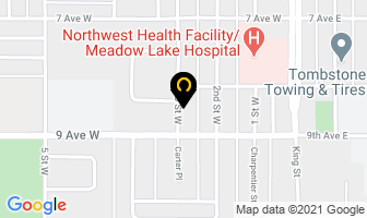 Lawrence Dubray Electric Ltd in Meadow Lake map
