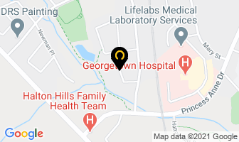 Lawrence Medical in Halton Hills map