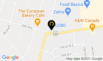 Lcbo in Owen Sound map