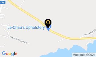 Le-Chau's Upholstery in Blacks Harbour map