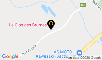 Le Clos Des Brumes in Château-richer map