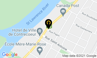 Le Coin Sushi in Contrecoeur map