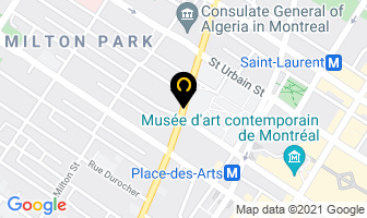 Le Colis&eacute;e in Montreal map