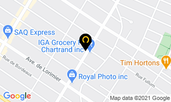 Le Coq Express Metropolitain in Brantford map