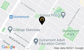 Le Glacier Bilboquet in Outremont map