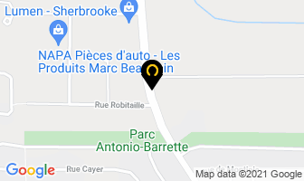 Le Groupe Master Inc in Sherbrooke map