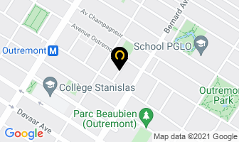Le Groupe Molior in Outremont map