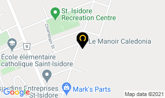 Le Manoir Caledonia in Saint Isidore map