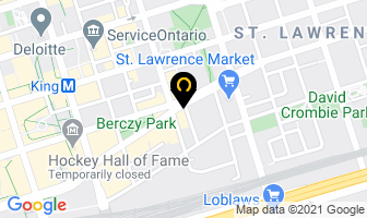 Le Papillon On Front in Orillia map