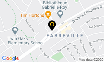 Le Rep&egrave;re Coiffure in Laval map