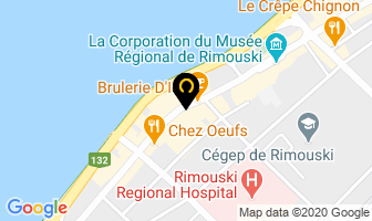 Le Sang Royal in Rimouski map