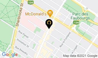Le Snack Express in Montreal map