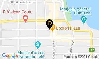 Le Traiteur O Poulet in Rouyn-Noranda map