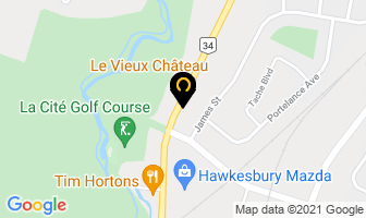 Le Vieux Chateau Restaurant in Brossard map
